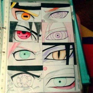 Dibujar Ojos Naruto Fácil Paso a Paso