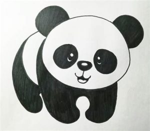 Cómo Dibujar Oso Panda Fácil Paso a Paso