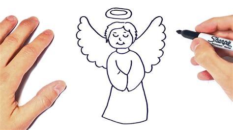 Cómo Dibuja Un Angel Para Niños Fácil Paso a Paso