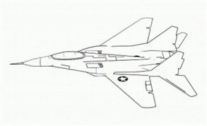 Dibujar Un Avion De Guerra Paso a Paso Fácil