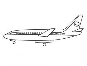Cómo Dibujar Un Avion De Pasajeros Paso a Paso Fácil