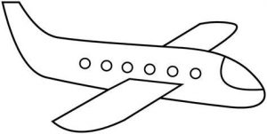 Cómo Dibujar Un Avion Sencillo Paso a Paso Fácil