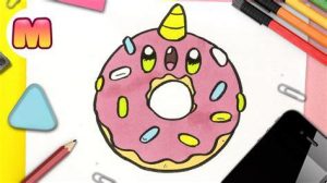 Dibujar Un Donut Paso a Paso Fácil
