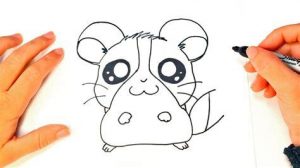 Cómo Dibuja Un Hamster Kawaii Paso a Paso Fácil