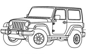 Cómo Dibuja Un Jeep Fácil Paso a Paso