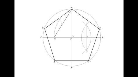 Cómo Dibujar Un Pentagono Dentro De Una Circunferencia Paso a Paso Fácil