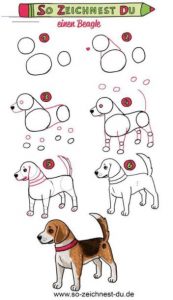 Cómo Dibujar Un Perro Beagle Paso a Paso Fácil