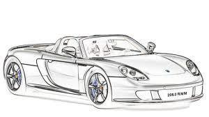 Dibujar Un Porsche Carrera Gt Paso a Paso Fácil