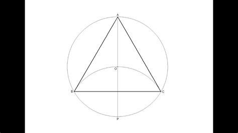 Cómo Dibuja Un Triangulo En Una Circunferencia Paso a Paso Fácil
