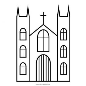 Dibuja Una Catedral Fácil Paso a Paso