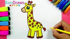 Cómo Dibujar Una Girafa Fácil Paso a Paso