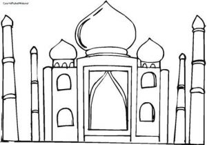 Cómo Dibuja Una Mezquita Fácil Paso a Paso