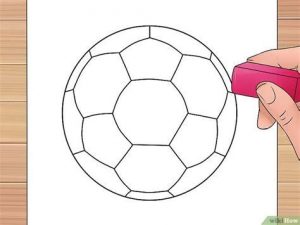 Cómo Dibuja Una Pelota De Futbol En Una Esfera Paso a Paso Fácil