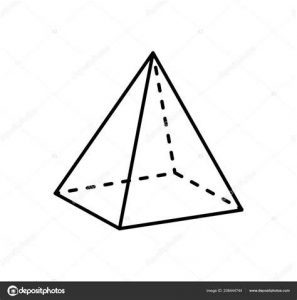 Cómo Dibujar Una Piramide Geometrica Fácil Paso a Paso
